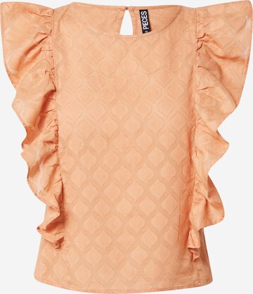 PIECES Blouse 'TANNA' in Oranje: voorkant