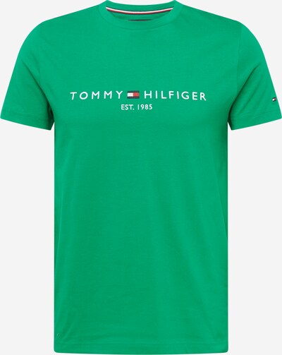 TOMMY HILFIGER Tričko - námornícka modrá / zelená / červená / biela, Produkt