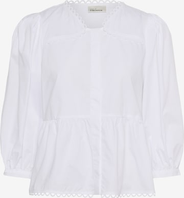 Chemisier 'Annabelle' KAREN BY SIMONSEN en blanc : devant