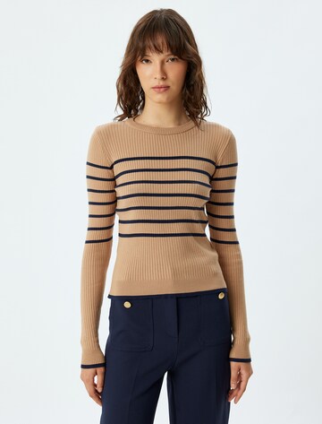 Koton Sweater in Beige: front
