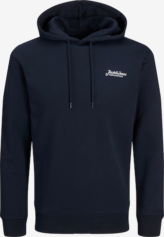 Sweat-shirt 'JJBeau' JACK & JONES en bleu : devant