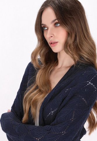 Cardigan 'Comfy' DreiMaster Vintage en bleu