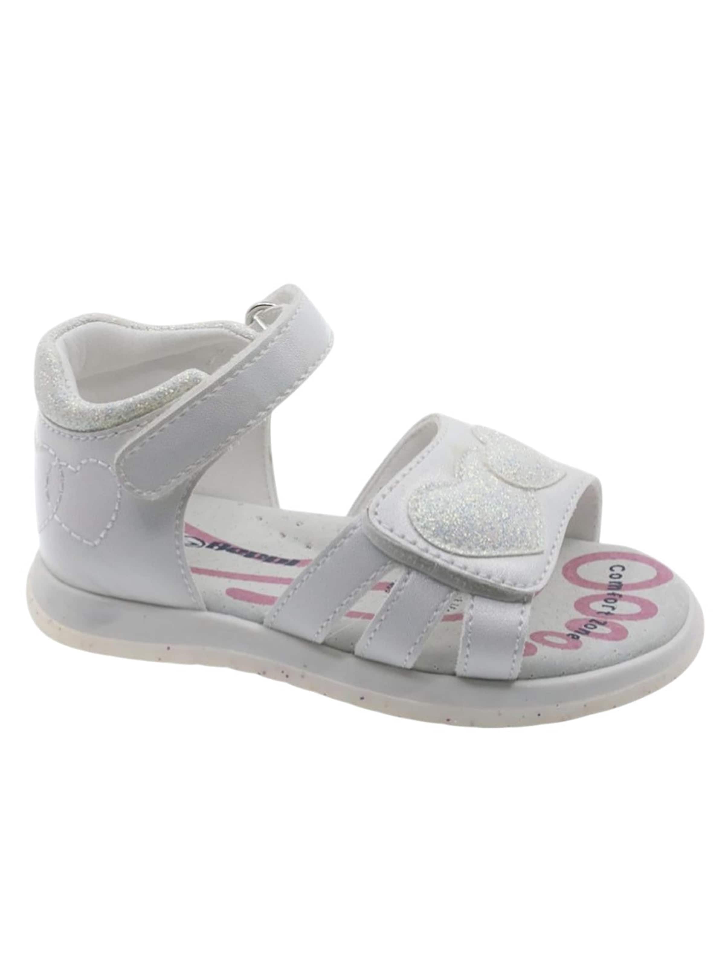 Sandalo di Beppi in bianco: frontale