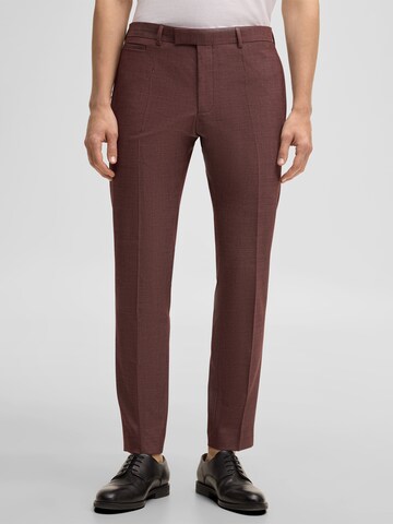 Coupe slim Pantalon chino 'Kynd' STRELLSON en rouge : devant