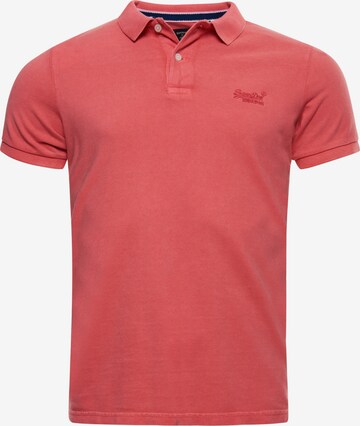 Superdry Poloshirt in Pink: predná strana