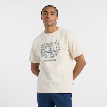 new balance T-Shirt 'New Balance X Debut Sculpture' in Beige: Vorderseite