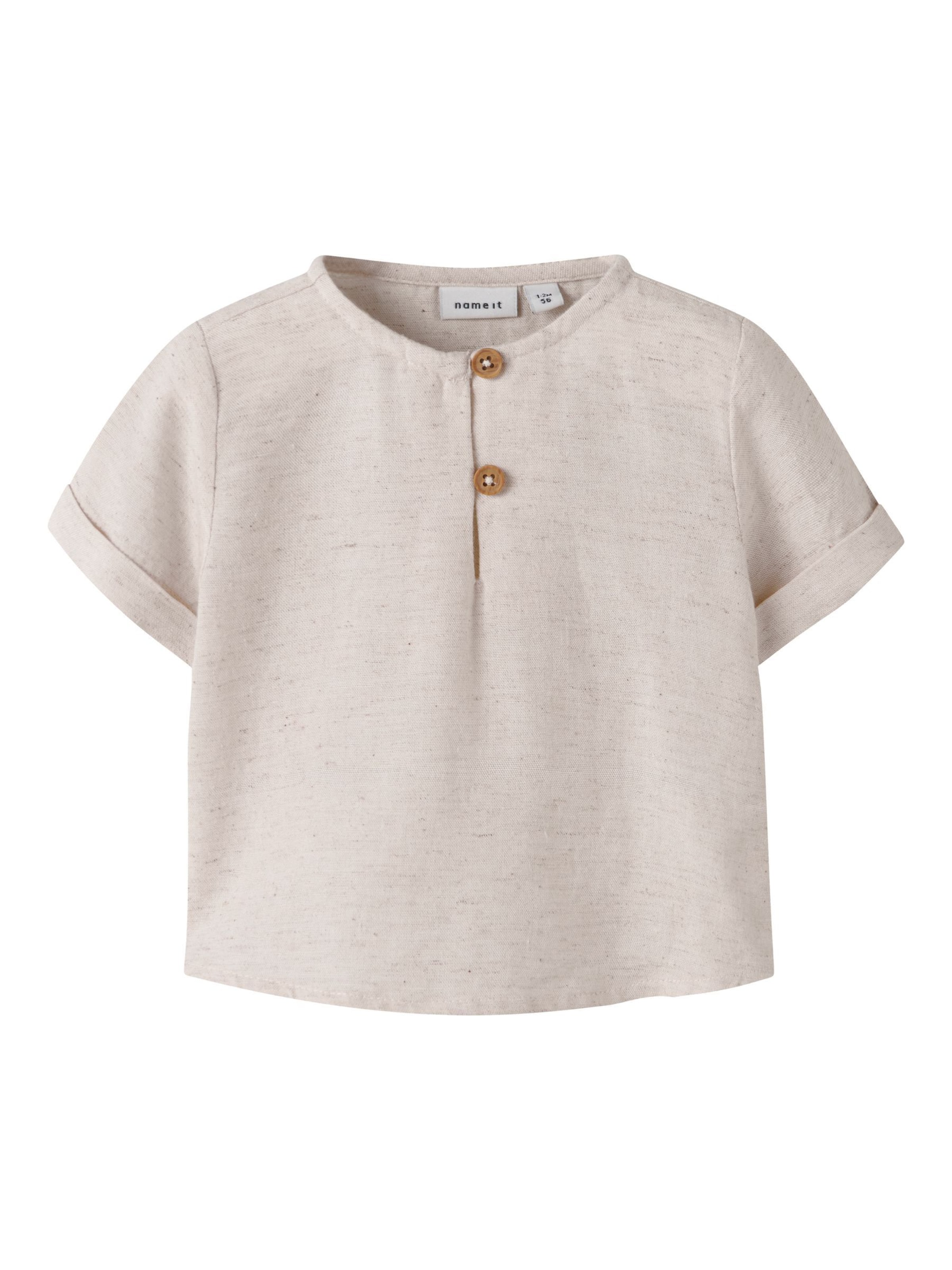 Regular fit Camicia di NAME IT in beige: frontale