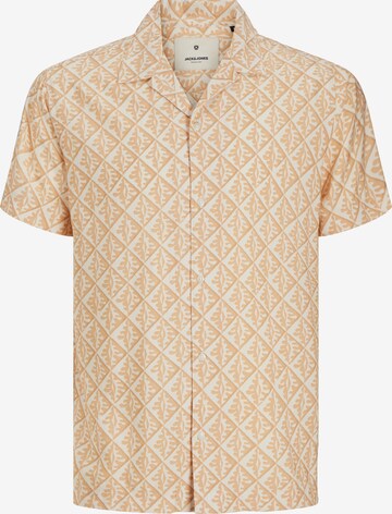 JACK & JONES Button Up Shirt 'Lincoln' in Beige: front