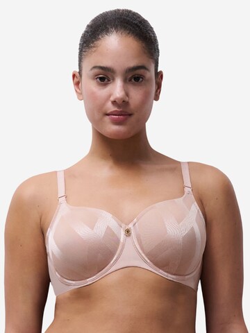 Chantelle Bra 'Glaze' in Beige: front