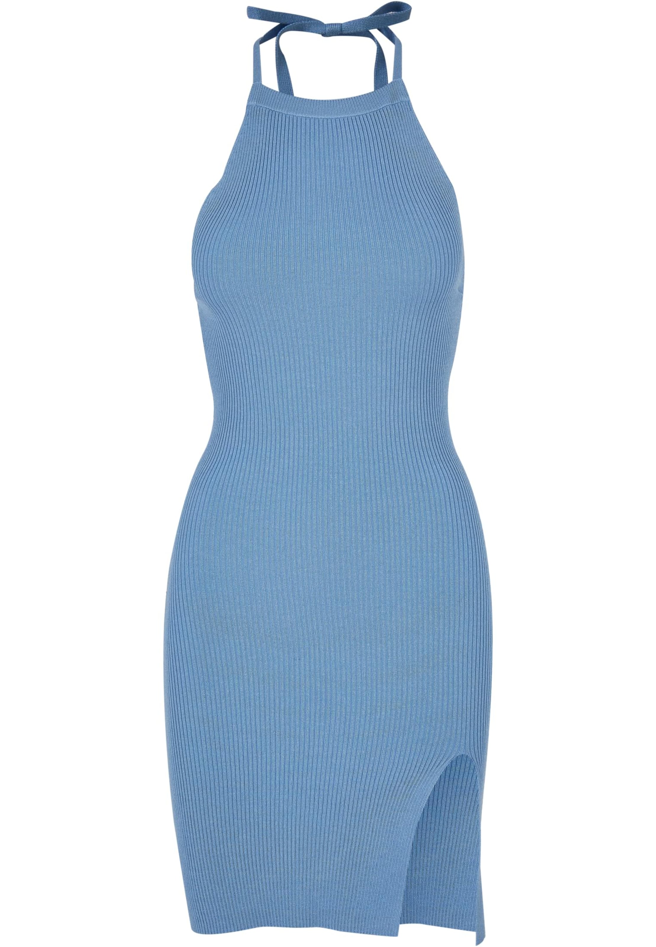 Urban Classics Knit dress in Blue: front