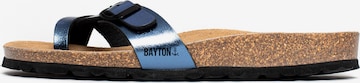Bayton - Sandalias de dedo 'JUNON' en azul: frente