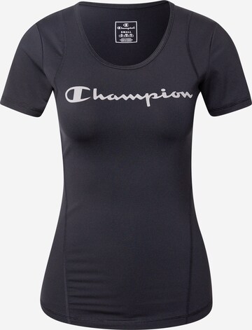Champion Authentic Athletic Apparel Funktionsshirt in Schwarz: front