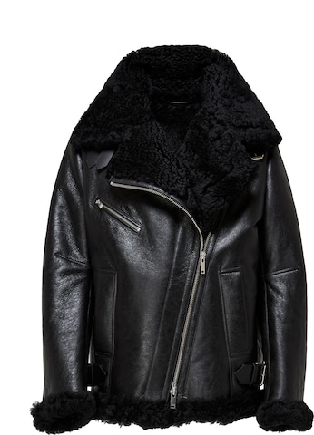 V S P - Abrigo de invierno 'Antonella' en negro: frente