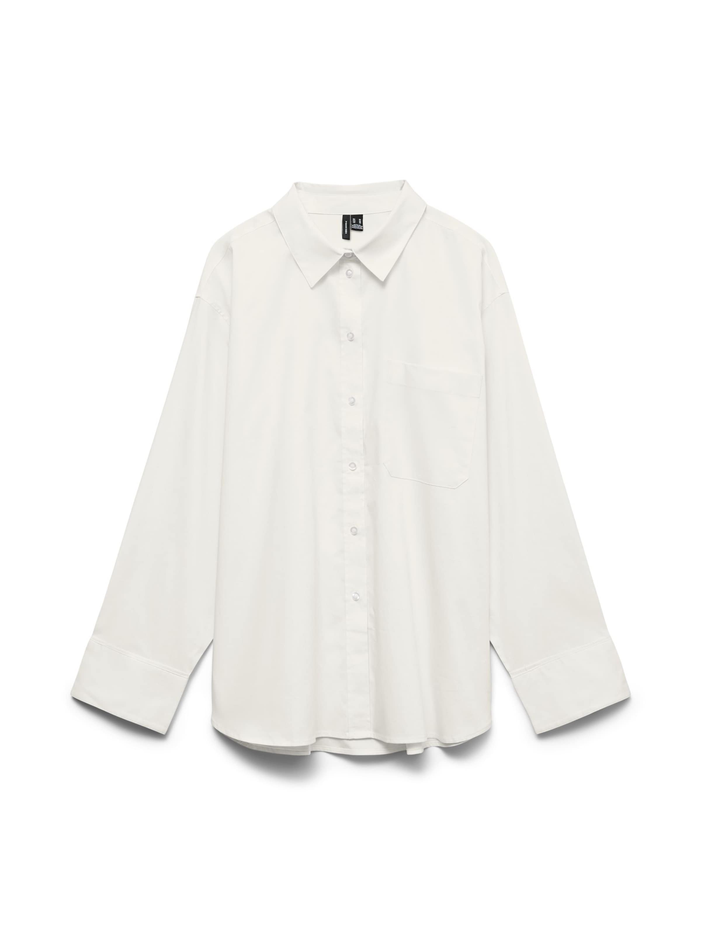 VERO MODA Blouse 'VMLotus' in de kleur Wit, Productweergave