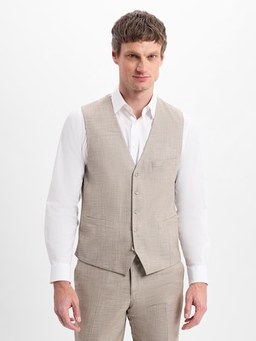 Finshley & Harding Vest ' Max ' in Beige: front