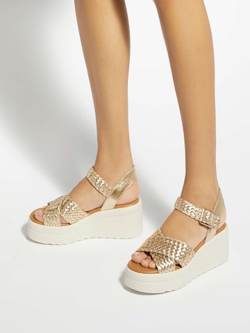 Dune LONDON Sandale in Gold