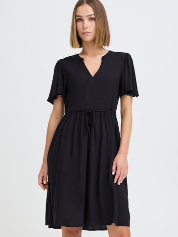 Oxmo Jurk ' OXNIlla ' in Zwart: voorkant