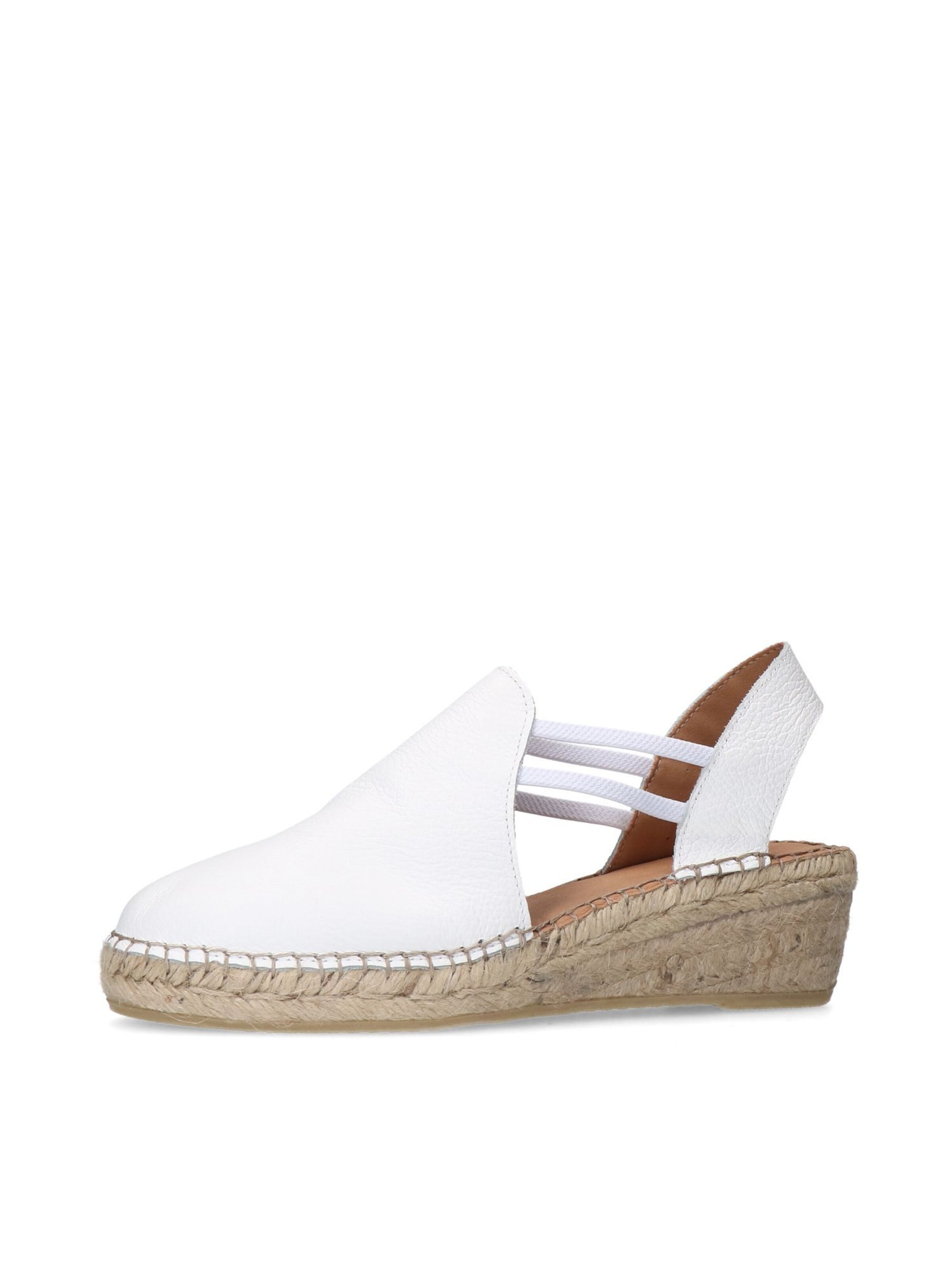 Escarpins MANFIELD en blanc : devant