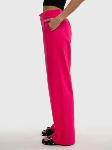 BIG STAR Wide leg Trousers 'Malu' in Pink
