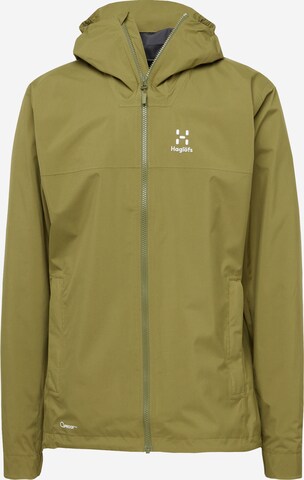 Haglöfs Outdoor jacket 'Korp Proof' in Green: front