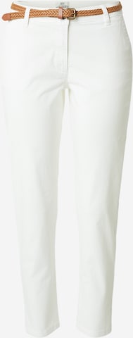 Pantalon chino 'JDYCHICAGO' JDY en blanc : devant