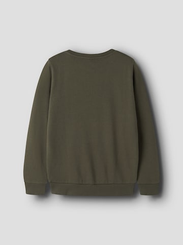 NAME IT Sweatshirt 'NKMOklokken' i brun