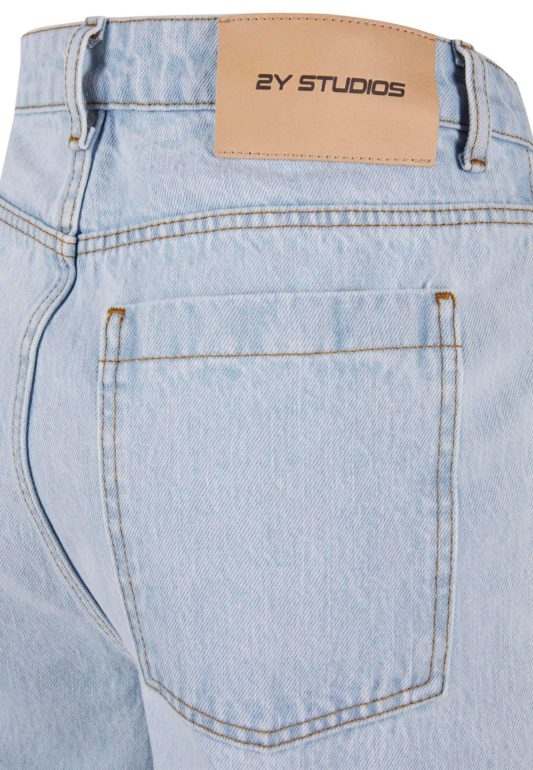 2Y Premium Loose fit Cargo jeans 'Lona' in Blue
