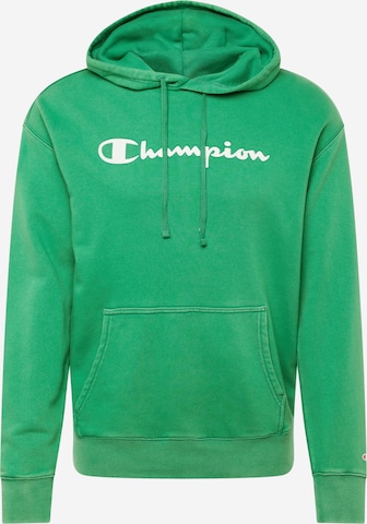 Felpa di Champion Authentic Athletic Apparel in verde: frontale