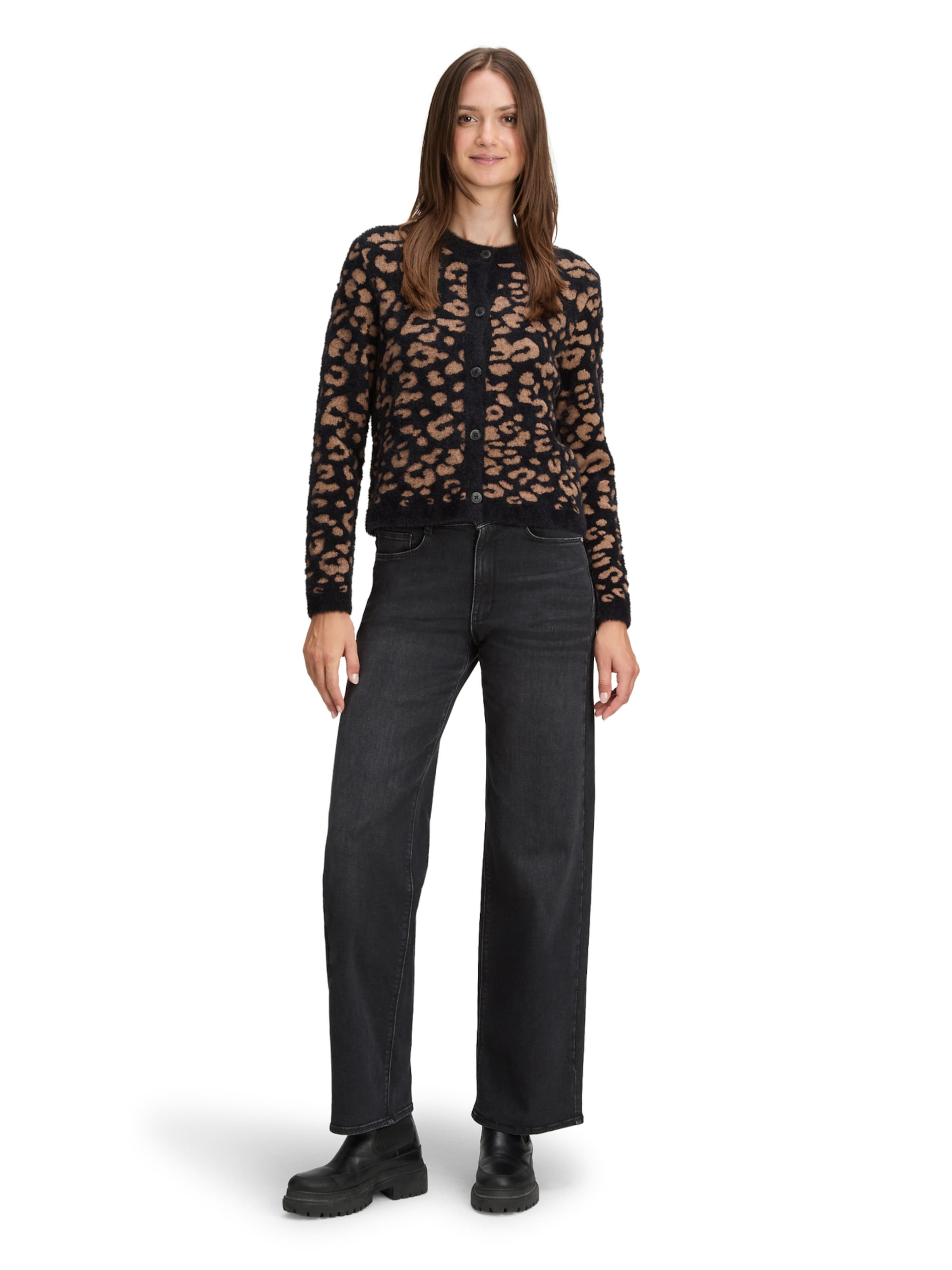 Betty & Co Strickjacke in Schwarz