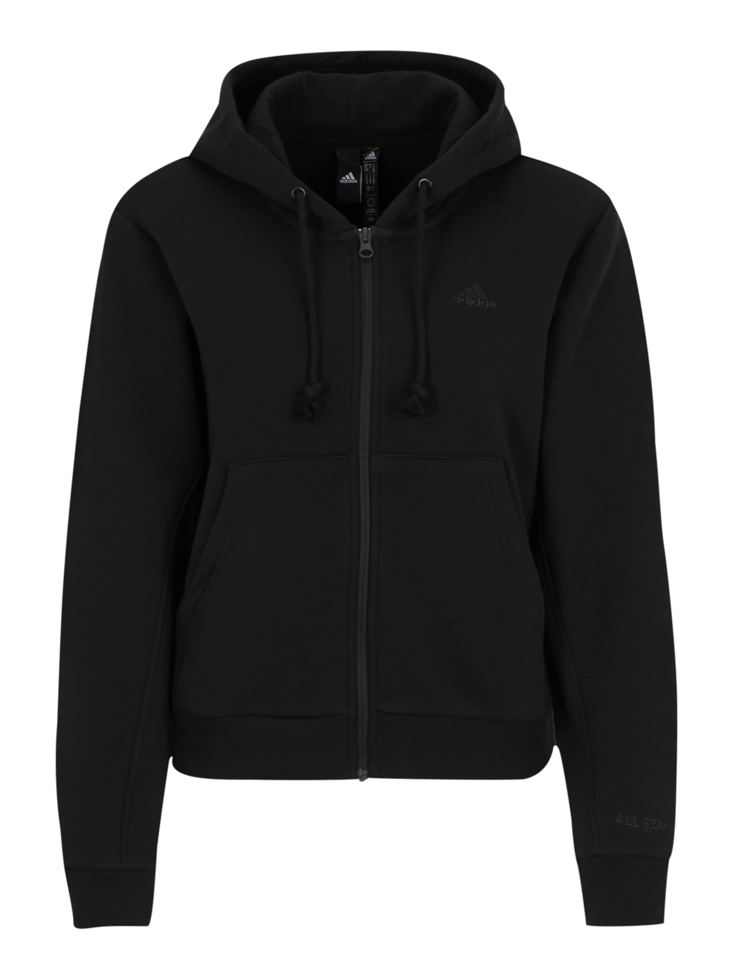 melns ADIDAS SPORTSWEAR Sportiska tipa jaka 'All Szn': no priekšpuses