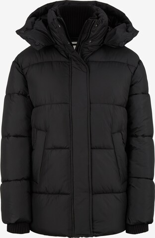 TOM TAILOR Winter Jacket in Black: front