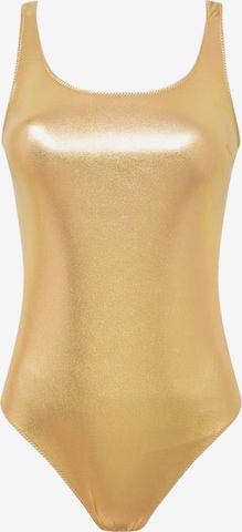 Invisible Maillot de bain Rivus en or : devant