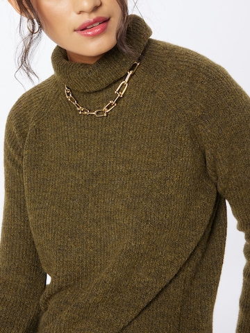 PIECES Sweter 'ELLEN' w kolorze brązowy