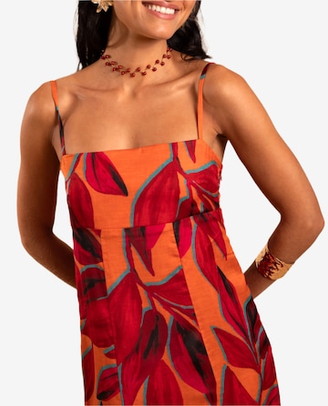 THE-ARE - Vestido em laranja