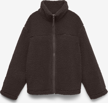 VERO MODA Fleecejacke 'VMKARLA' in Braun: Vorderseite