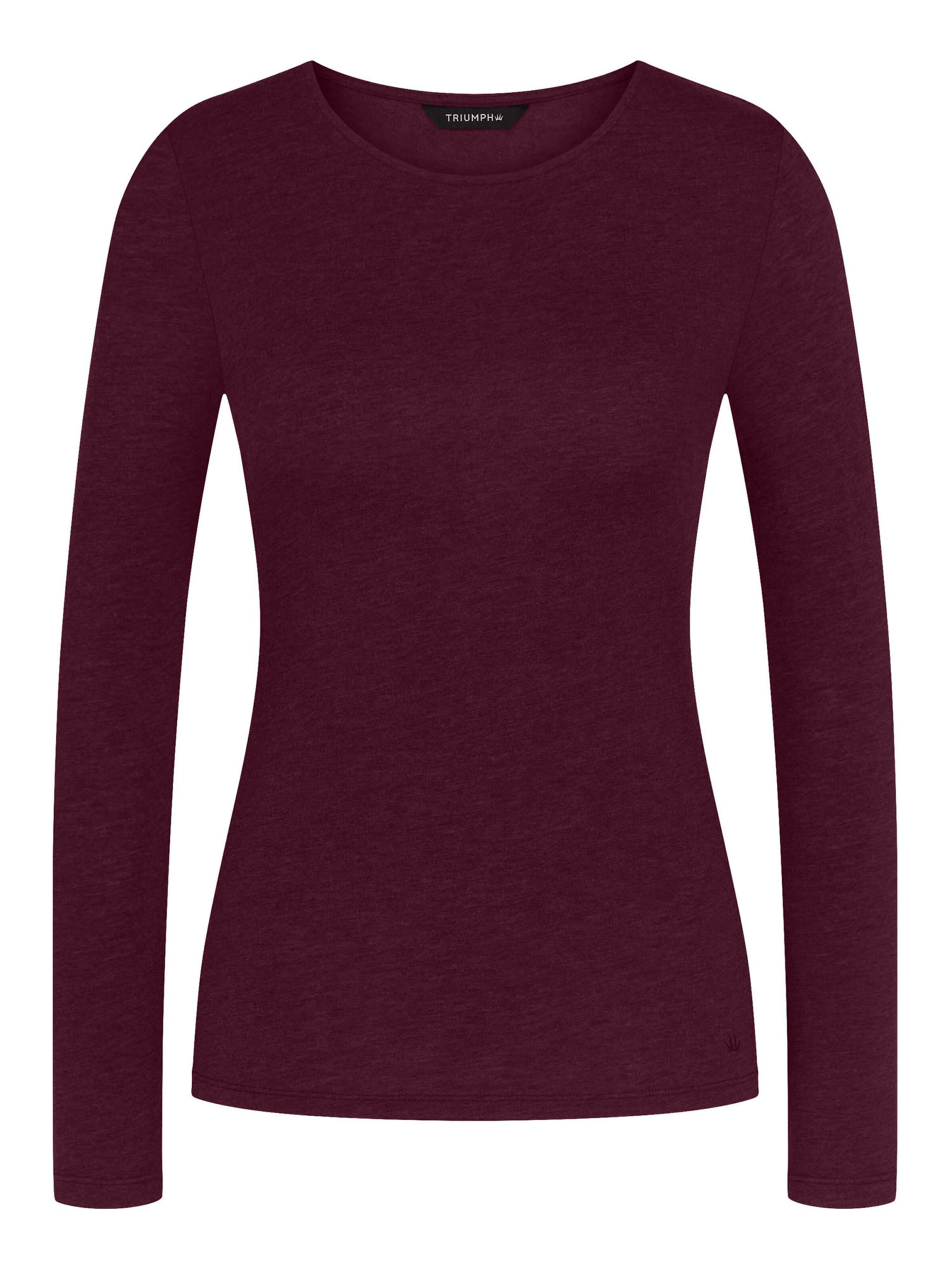 TRIUMPH Shirt ' Red Label Beauty Layers ' in Bruin: voorkant