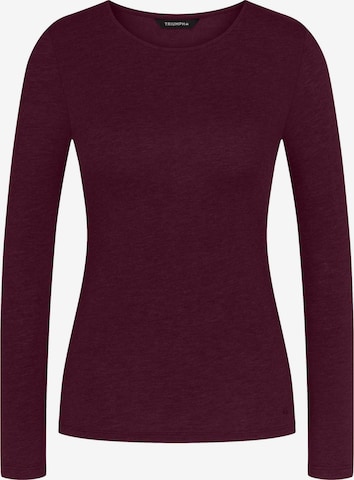 TRIUMPH Shirt ' Red Label Beauty Layers ' in Bruin: voorkant