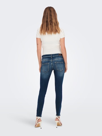 Only Maternity Skinny Jeans 'Blush' in Blau