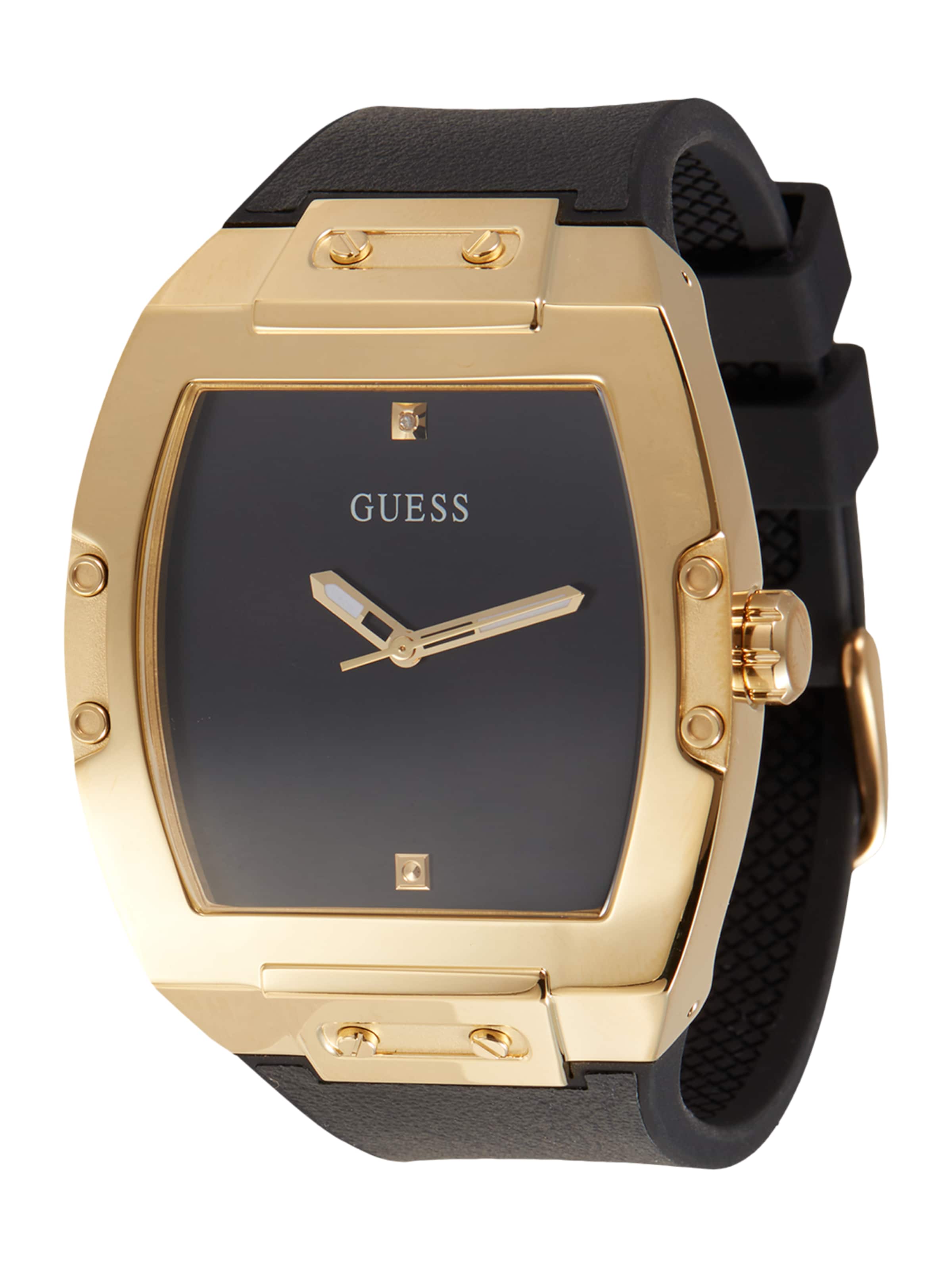 GUESS - Relógios analógicos em preto: frente
