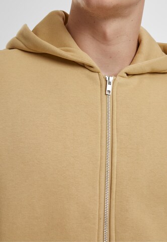 Urban Classics Sweat jacket in Beige