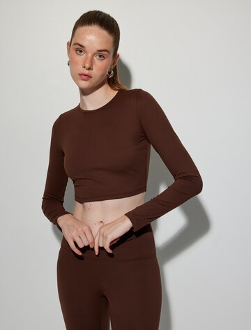 Koton Performance shirt in Brown: front