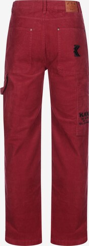 Loosefit Pantalon Karl Kani en rouge