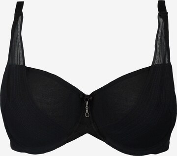 Minimiseur Soutien-gorge 'Airy' SugarShape en noir : devant