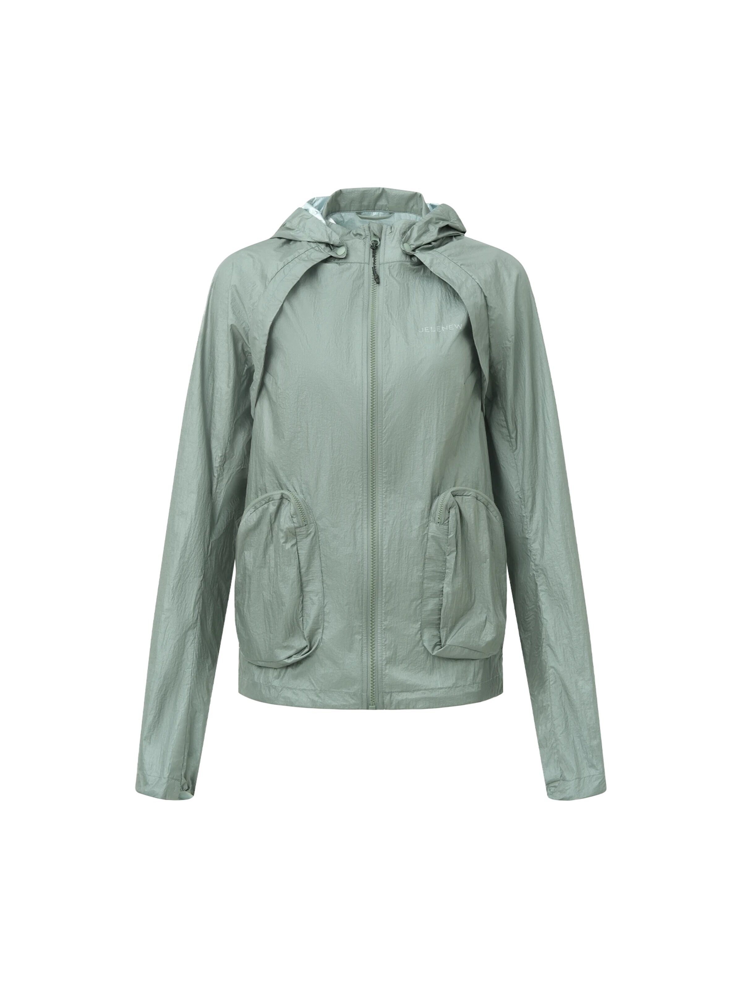 Veste de sport 'Mont Blanc 2-in-1 Jacket' Jelenew en vert : devant