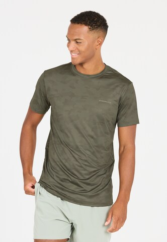 ENDURANCE Functioneel shirt 'Genen' in Groen: voorkant