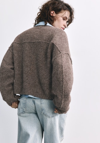 Pull&BearKardigan - smeđa boja