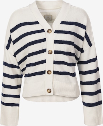 Cardigan ' WCS001 ' La Martina en blanc : devant