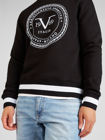 19V69 ITALIA - Sweatshirt 'BEN' em preto