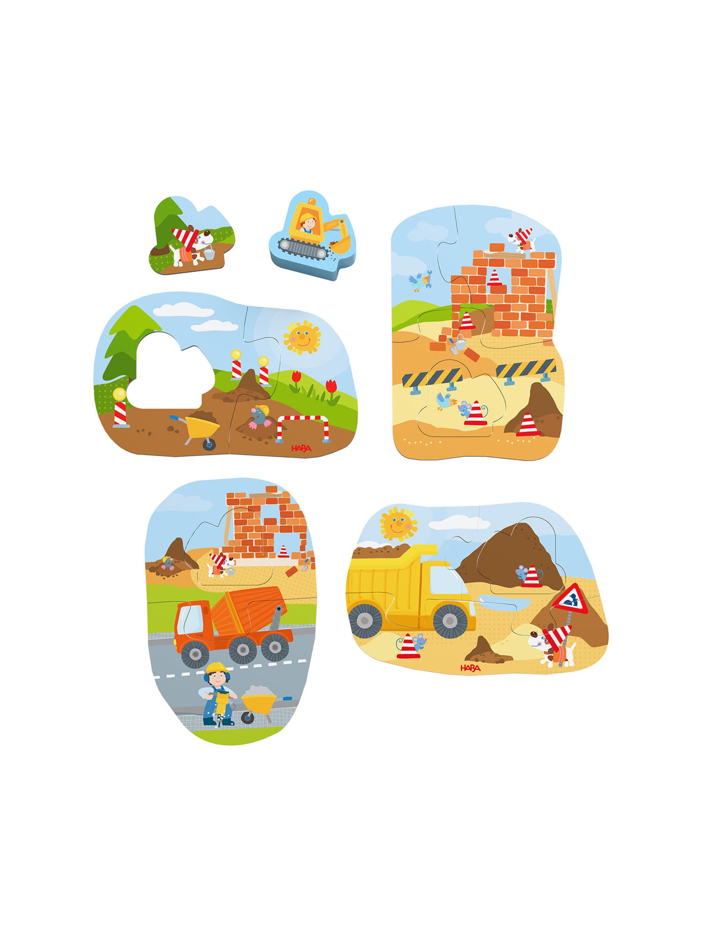 HABA Game ' Puzzle-Set mit Holzfiguren ' in Mixed colours