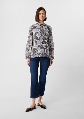 COMMA Bluse in Blau